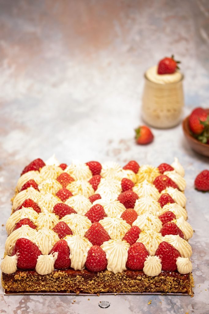 Tarte Fraises Pistache De Christophe Michalak