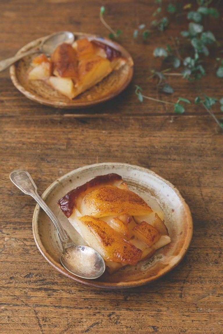 Tarte tatin à la poire