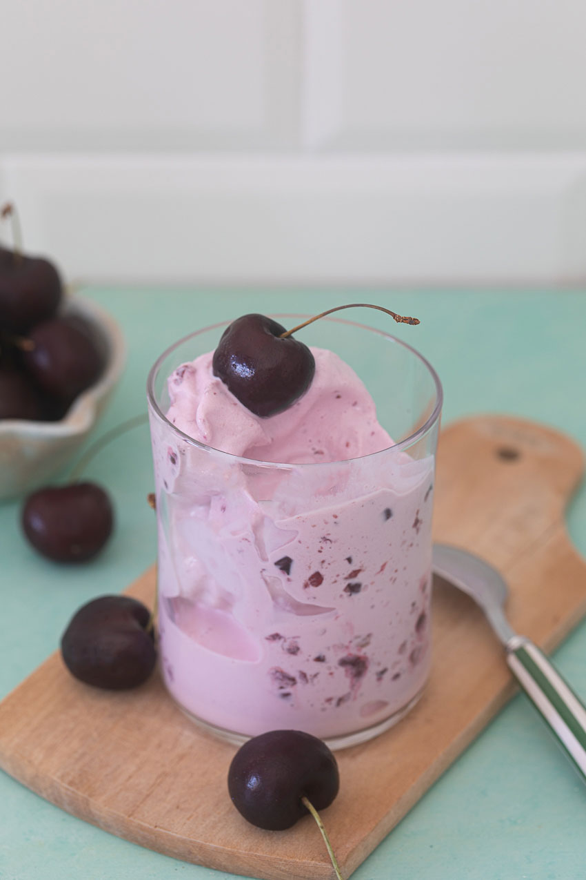 yaourt glace cerise