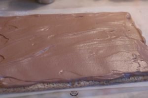 bûche noisettes nutella