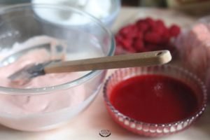 mousse charlotte framboises