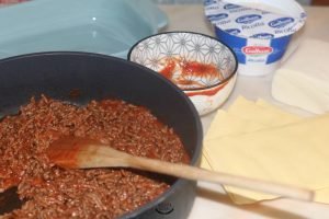 viande hachée pour lasagnes boeuf ricotta