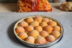 comment faire une tarte amandine abricots ?