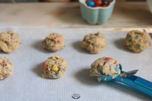 pâte à cookies aux m&ms