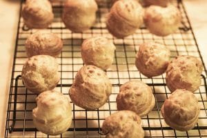 choux cuits tarte chouquettes