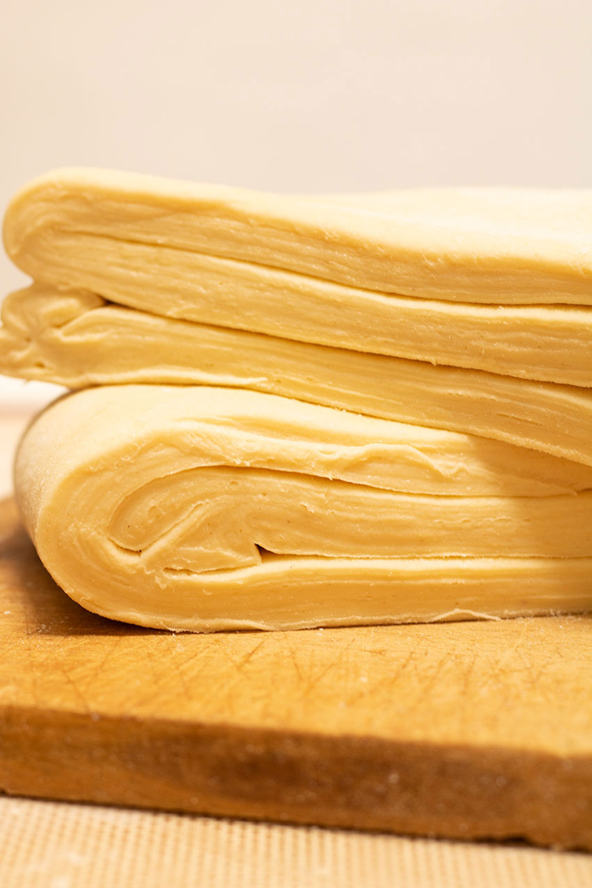 la recette ultra facile de la pâte feuilletée rapide de Christophe Felder