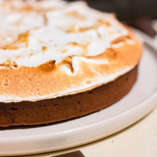 faire une tarte au chocolat meringuée