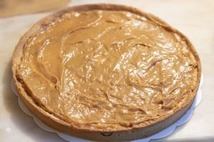 fond de tarte caramel vanille