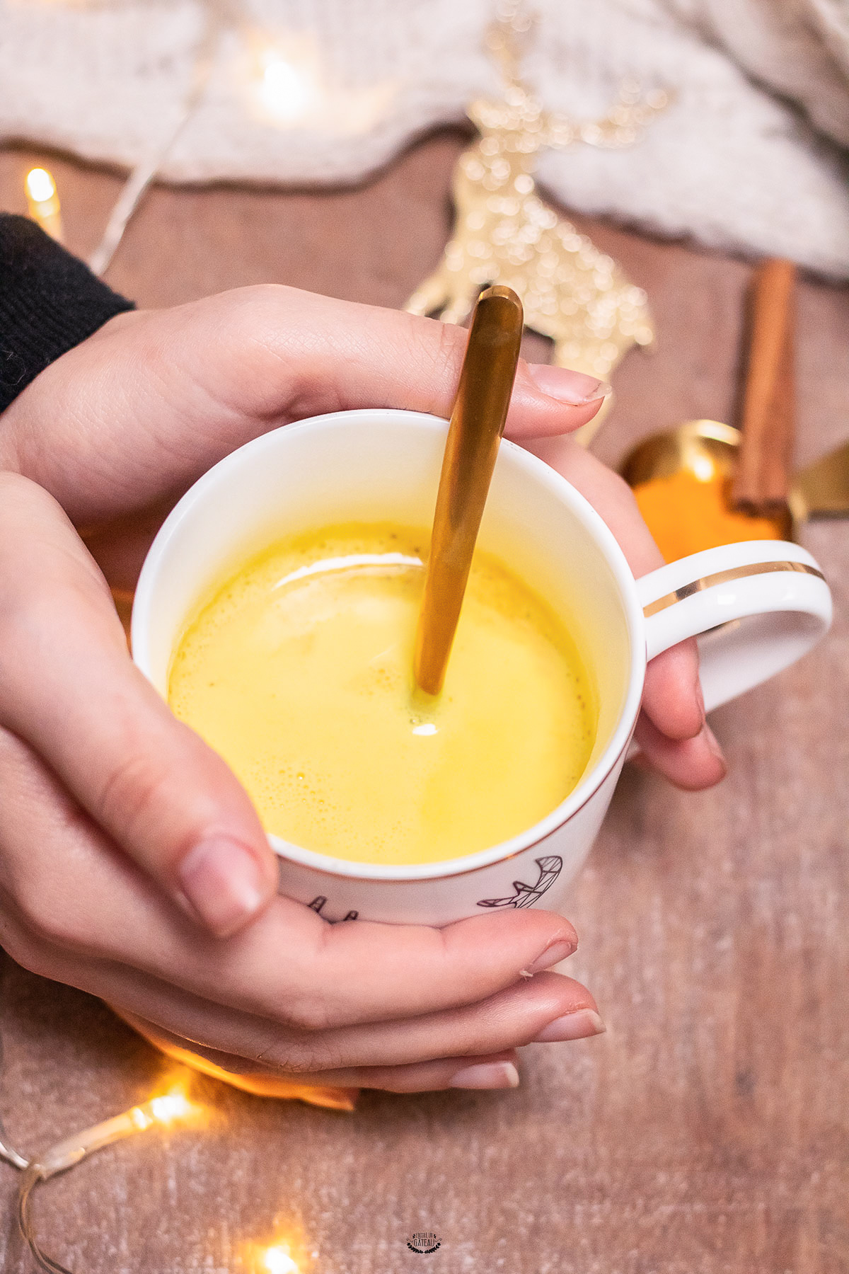 Golden latte - Boisson chaude au curcuma