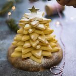 sapin de noël en biscuits sablés