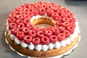 framboises tarte lignac