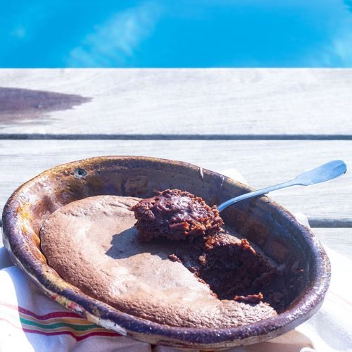 fondant au chocolat sans beurre à l'huile d'olive