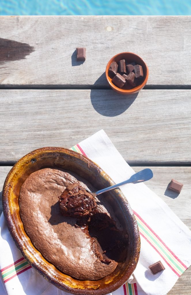 fondant au chocolat à l'huile d'olive