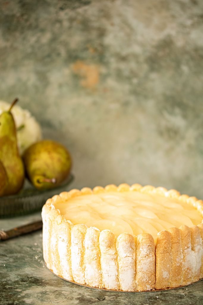 charlotte aux poires cap pâtisserie