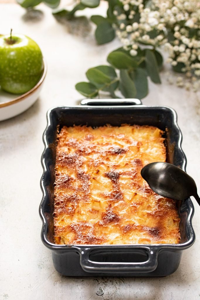 recette gâteau madeleine aux pommes