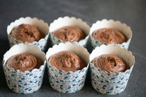 muffins chocolat marrons avant cuisson