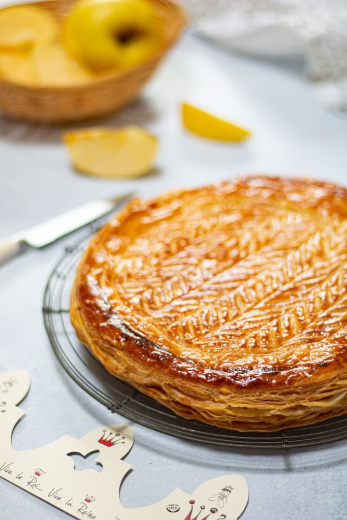 galette des rois à la compote de pommes