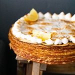 gâteau de crêpes citron meringué