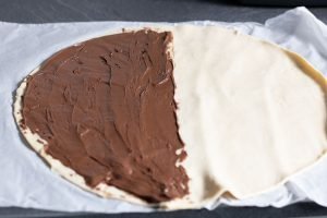 pâte feuilletée gaufres fourrées chocolat