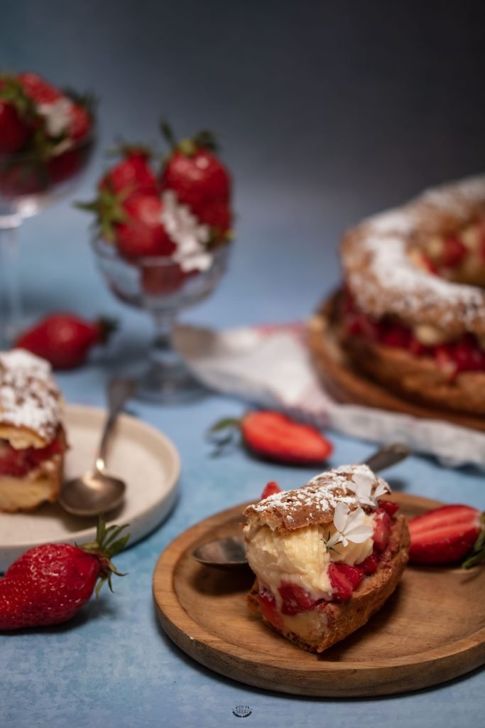 choux crème chiboust fraise