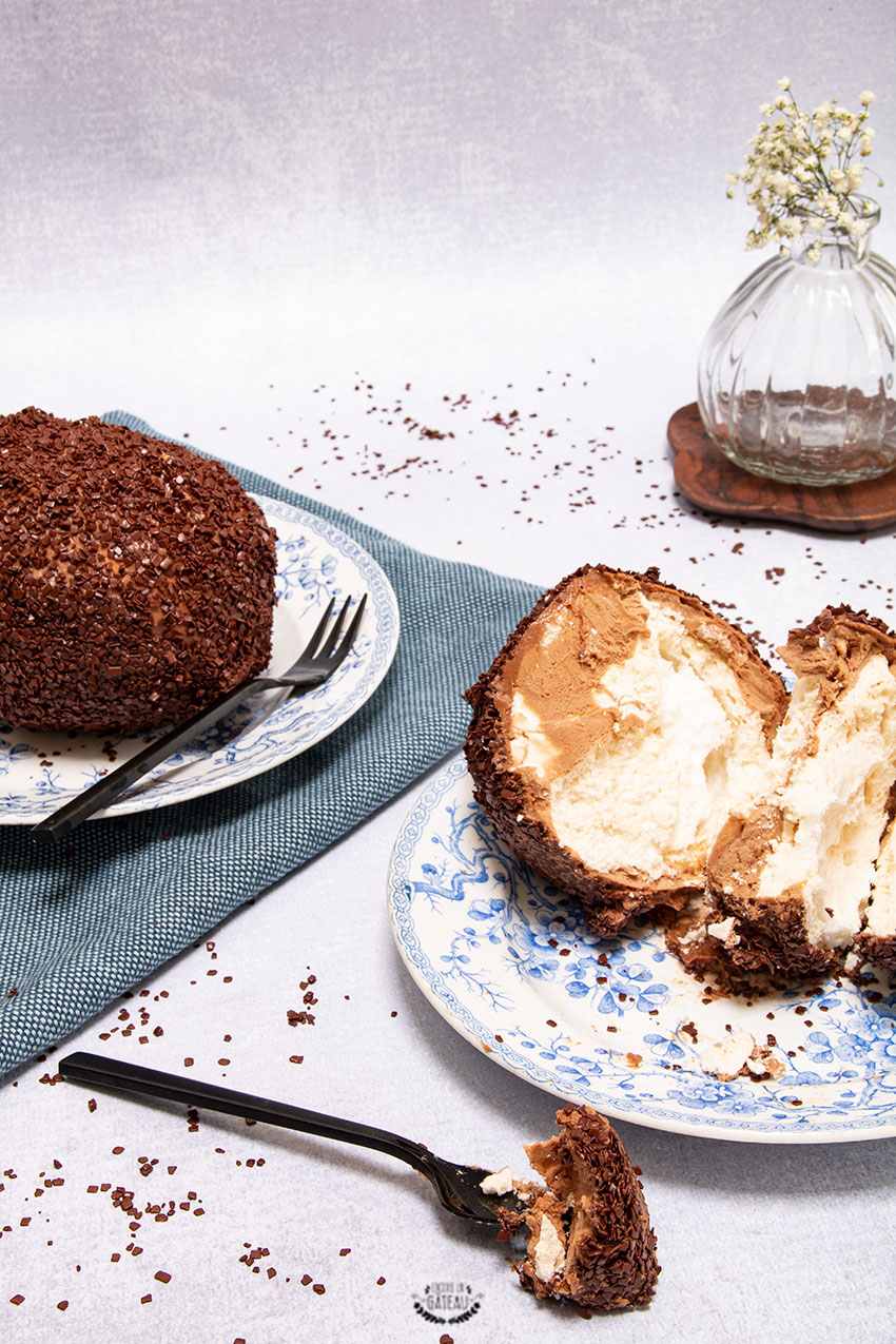 boule meringue chocolat