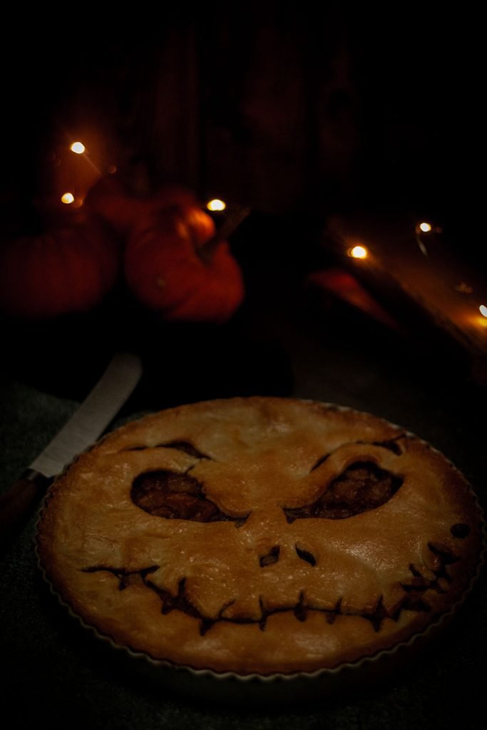 tarte halloween aux pommes