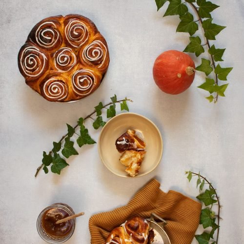 brioche roulée potimarron