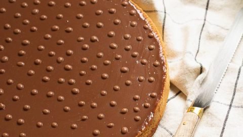 Tarte Praline Et Ganache Au Chocolat Au Lait