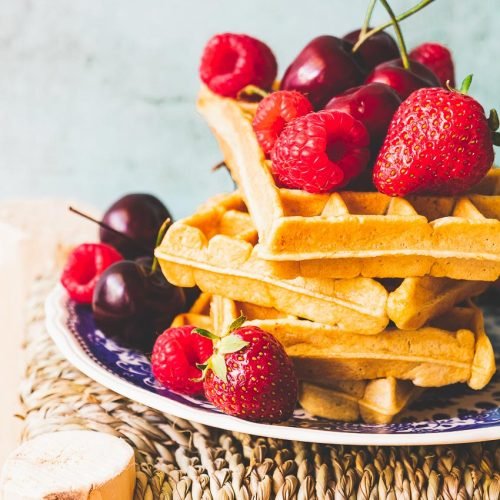 recette de gaufres à la compote