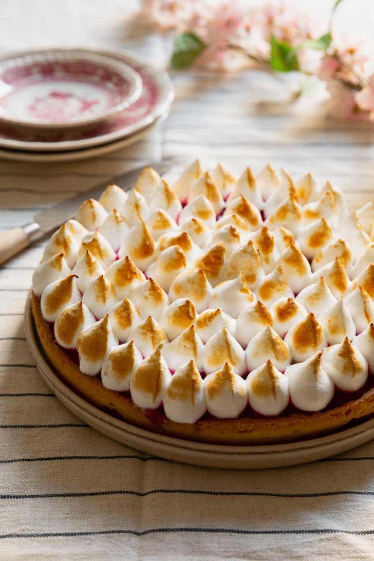 Tarte Au Framboise Meringuée