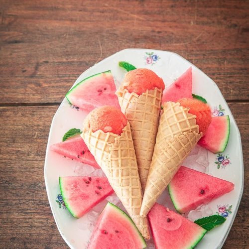 recette sorbet pastèque