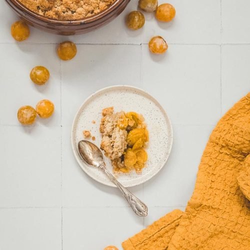 crumble aux mirabelles