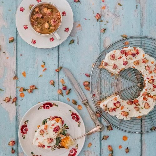 gâteau à la rose