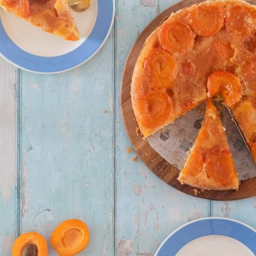 gâteau renversé ou gâteau tatin aux abricots