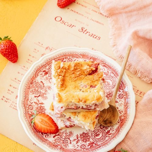 gâteau magique fraise recette