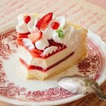 bavarois coco confit fraise