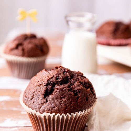 muffins américains au chocolat