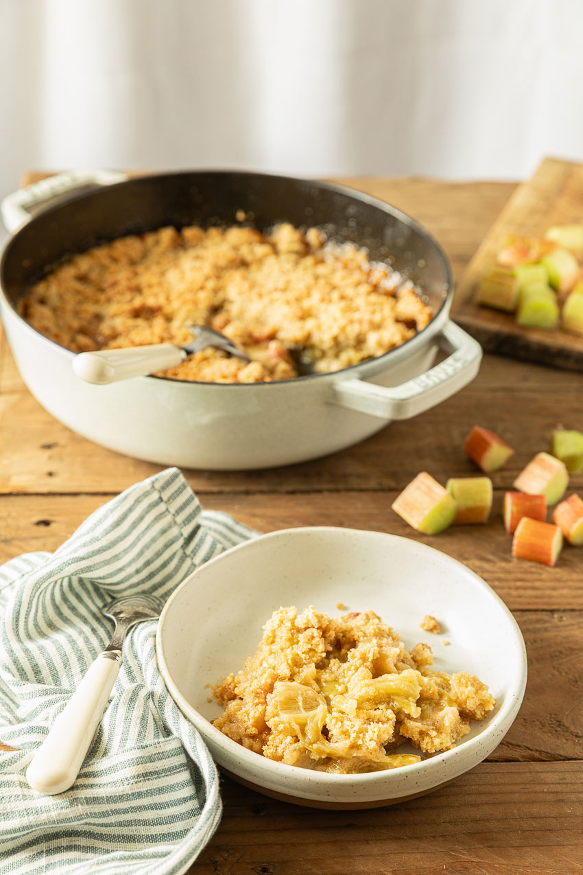crumble rhubarbe recette