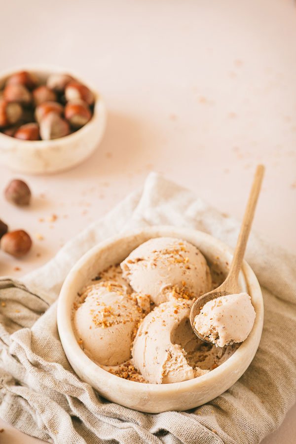 glace noisette