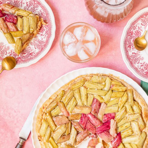 tarte rhubarbe crème pâtissière