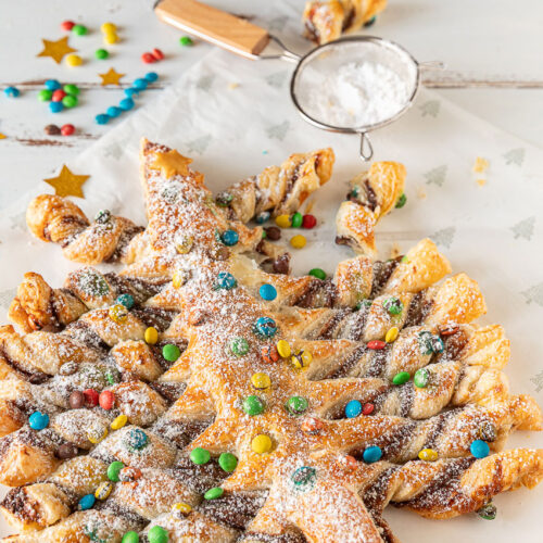 sapin feuillete nutella