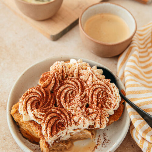 brioche perdue façon tiramisu