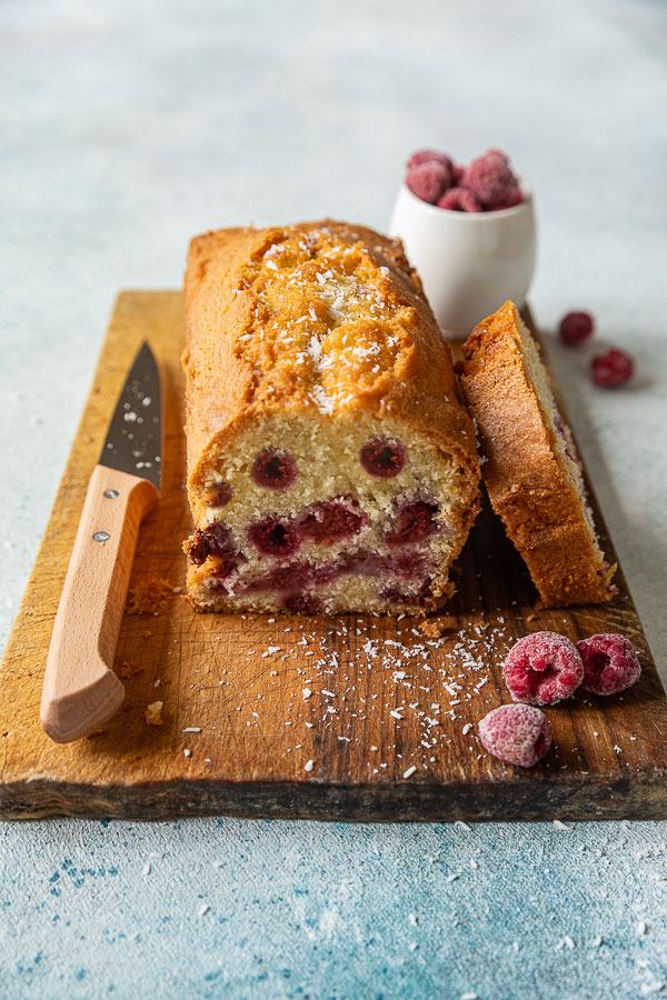 cake coco fruits rouges