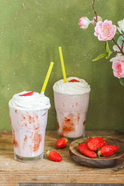 milkshake fraise