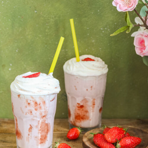 recette milkshake fraise