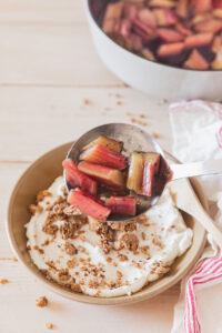 rhubarbe pochee