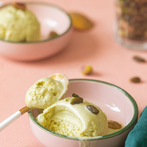 glace pistache fait maison