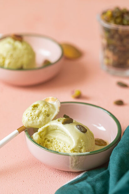glace pistache maison