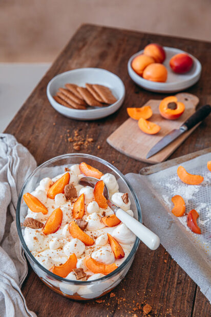 tiramisu speculoos abricots