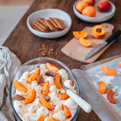 tiramisu speculoos abricots